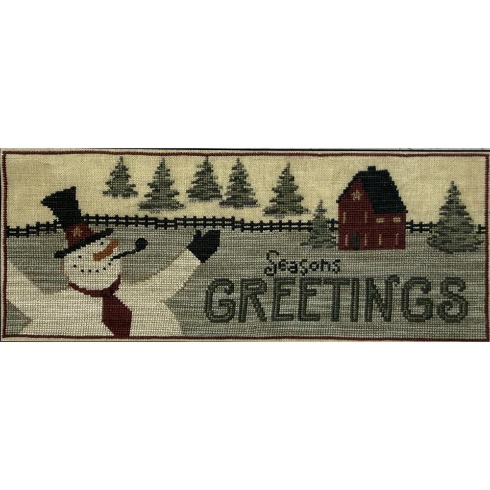 SEASONS GREETINGS Cross Stitch Pattern By Teresa Kogut w Threads